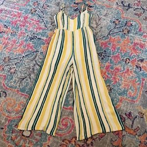 BLUE RAIN Striped Jumpsuit Romper XS
